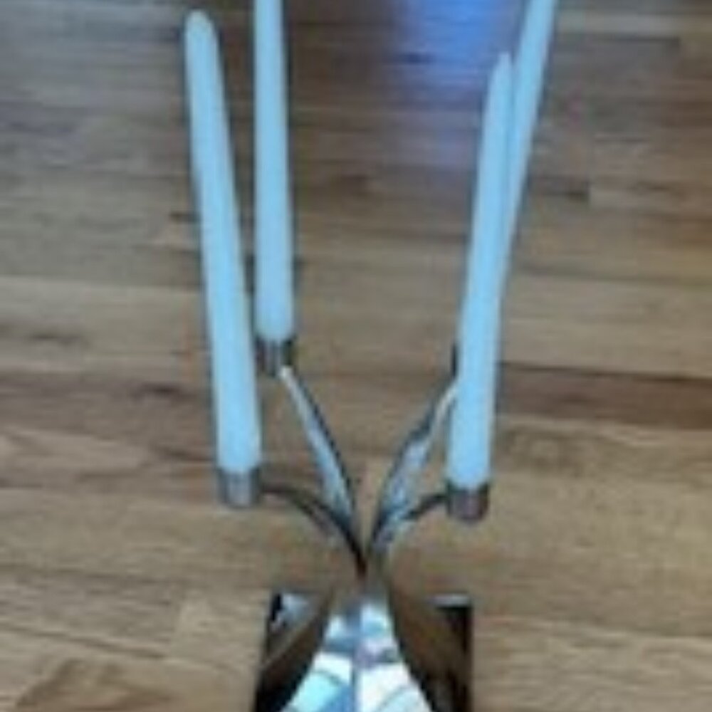 Modern candlesticks set of 4